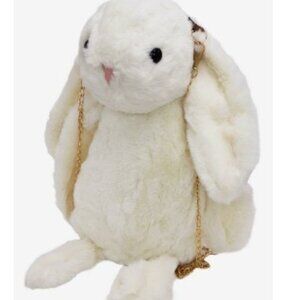 (ONLY 2 LEFT)Crossbody/Backpack Fur Bunny w/Chain🐰NWT